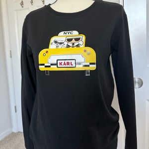 Karl Legerfeld Black Crewneck